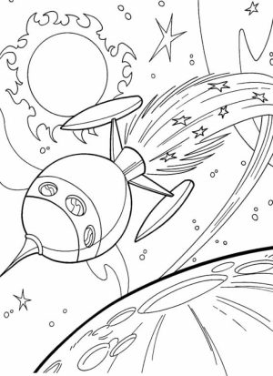 Online Space Coloring Pages   a9m0j