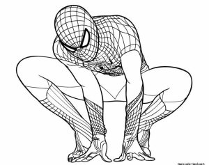 Online Spiderman Coloring Pages   358880