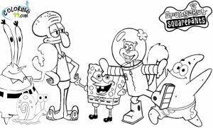 Online Spongebob Squarepants Coloring Pages   a9m0j