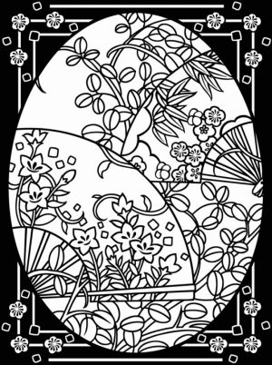 Online Stained Glass Coloring Pages   83723