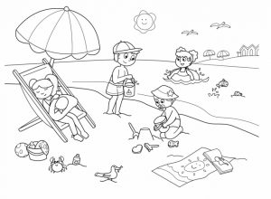 Online Summer Coloring Pages Free for Kids   38144