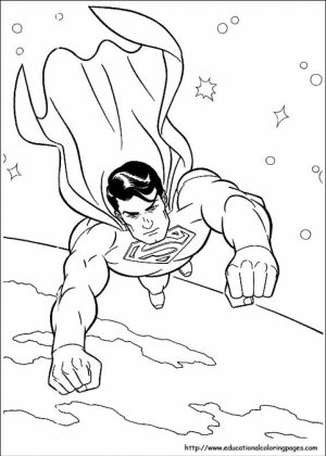 Online Superman Coloring Pages   8752