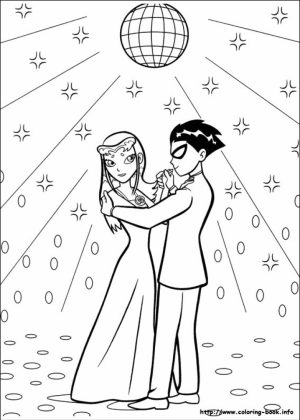 Online Teen Titans Coloring Pages for Kids   8QgDr