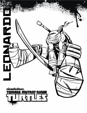 Online Teenage Mutant Ninja Turtles Coloring Pages   10237