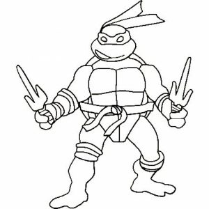 Online Teenage Mutant Ninja Turtles Coloring Pages   58357