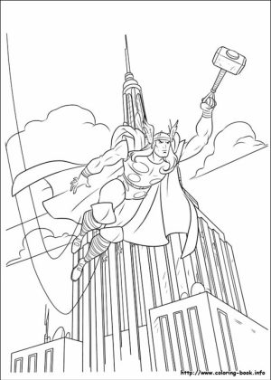 Online Thor Coloring Pages   61800
