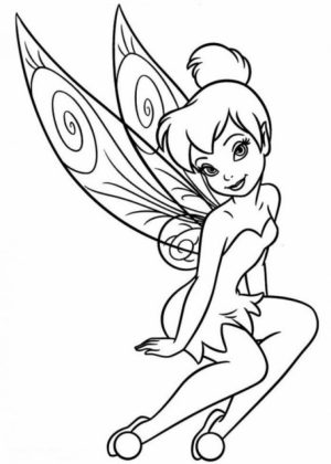 Online Tinkerbell Coloring Pages   31410