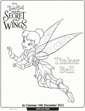 Online Tinkerbell Coloring Pages   97226