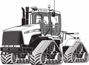 Online Tractor Coloring Pages   10437
