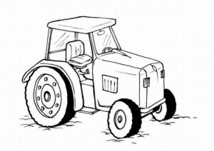 Online Tractor Coloring Pages   38730