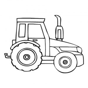 Online Tractor Coloring Pages   43569