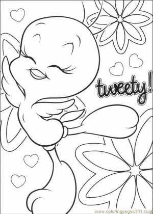 Online Tweety Bird Coloring Pages   60096