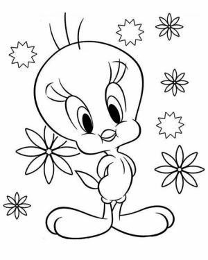 Online Tweety Bird Coloring Pages   78742