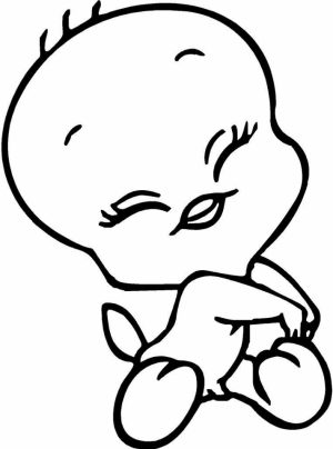 Online Tweety Bird Coloring Pages   88275