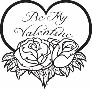 Online Valentines Coloring Pages   31409