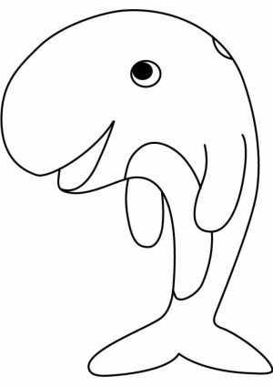 Online Whale Coloring Pages   78742