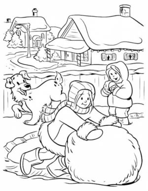 Online Winter Coloring Pages   703918