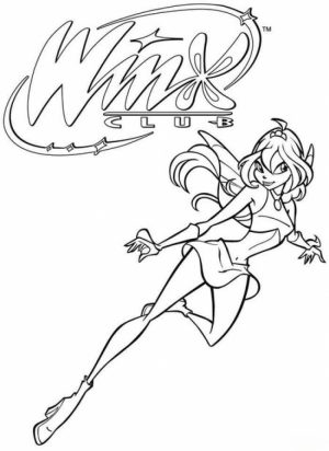 Online Winx Club Coloring Pages to Print   swsyq