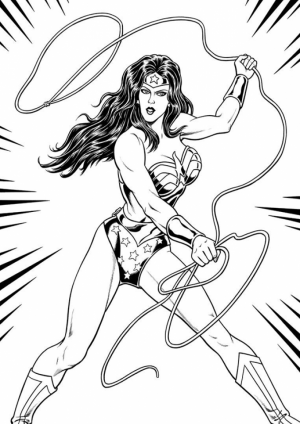 Online Wonder Woman Coloring Pages   jzj9z