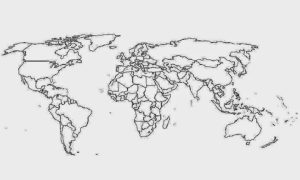 Online World Map Coloring Pages to Print   swsyq