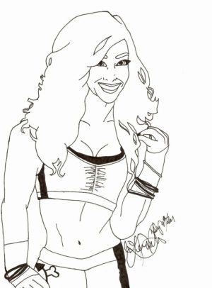 Online WWE Coloring Pages   70344