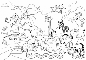 Online Zoo Coloring Pages for Kids   51254