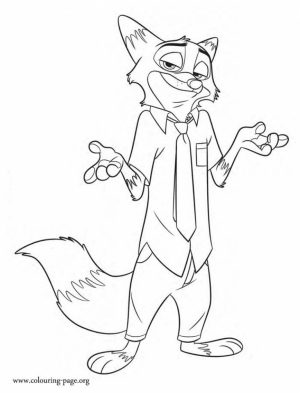 Online Zootopia Coloring Pages   357863
