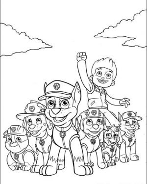 Paw Patrol Coloring Pages for Kids   32186