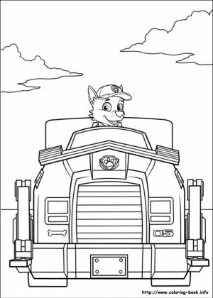 Paw Patrol Coloring Pages for Preschoolers   63810
