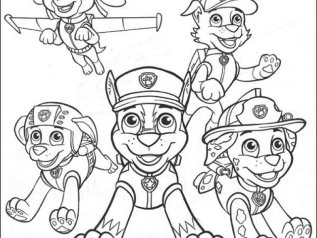 Get This Paw Patrol Coloring Pages Free Printable 17359