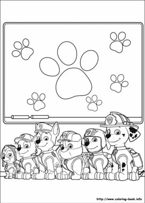 Paw Patrol Coloring Pages Free Printable   89047