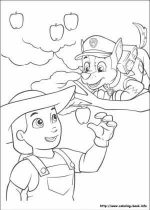 Paw Patrol Preschool Coloring Pages to Print Online   83921