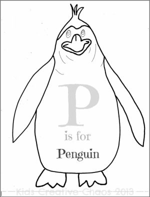 Penguin Coloring Pages for Kids   41740