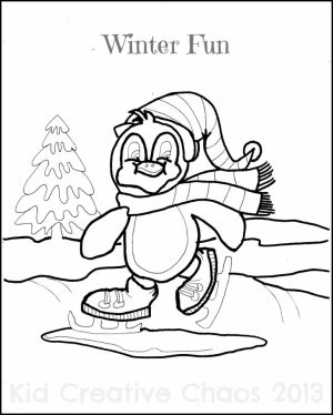 Penguin Coloring Pages for Kids   53071