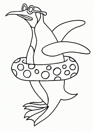 Penguin Coloring Pages for Preschoolers   41745
