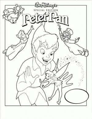 Peter Pan Coloring Pages Disney Printable   gdsl3
