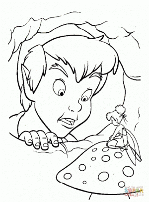 Peter Pan Coloring Pages Free   5xcl5