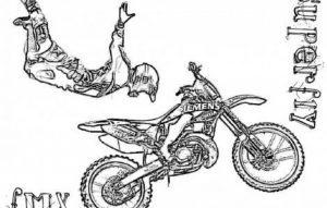 Picture of Dirt Bike Coloring Pages Free for Children   upmly