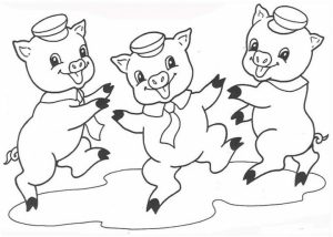 Pig Coloring Pages to Print Out   67219