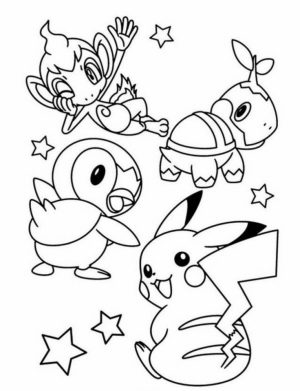 Pikachu Coloring Pages Free   agvt4