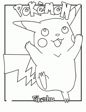 Pikachu Coloring Pages Free   jhm89