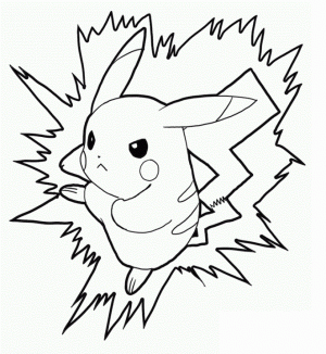 Pikachu Coloring Pages Online   udh50