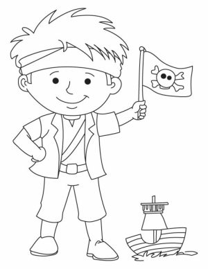 Pirate Coloring Pages for Kids   at319
