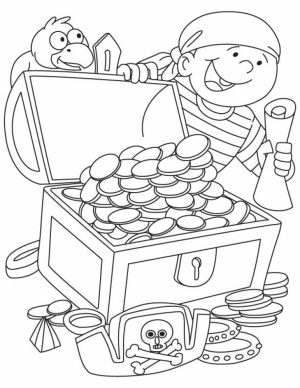 Pirate Coloring Pages for Kids   ya520
