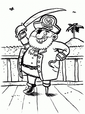 Pirate Coloring Pages Free   73120