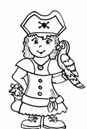 Pirate Coloring Pages Free Printable for Kids   at28c