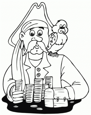 Pirate Coloring Pages Free   ya94l