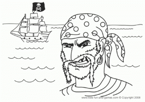 Pirate Coloring Pages Printable   cv16a7
