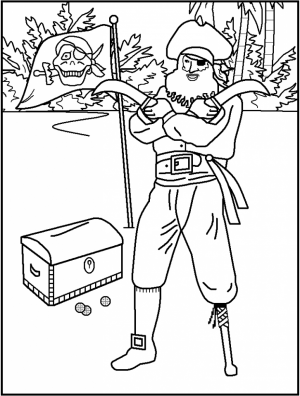 Pirate Coloring Pages Printable   u869t