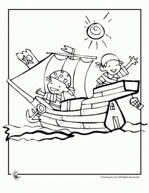 Pirate Ship Coloring Pages   61739